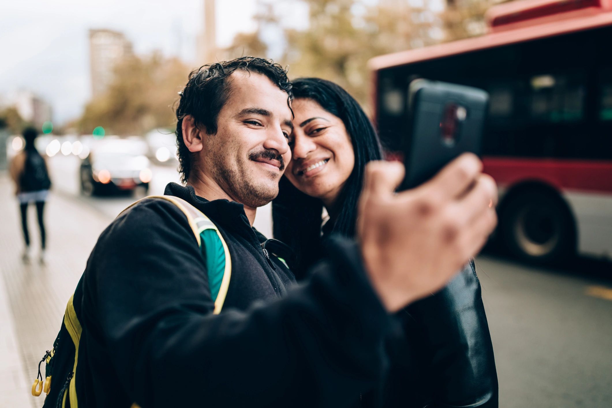 Travelers enjoying a memorable moment during a private city outing