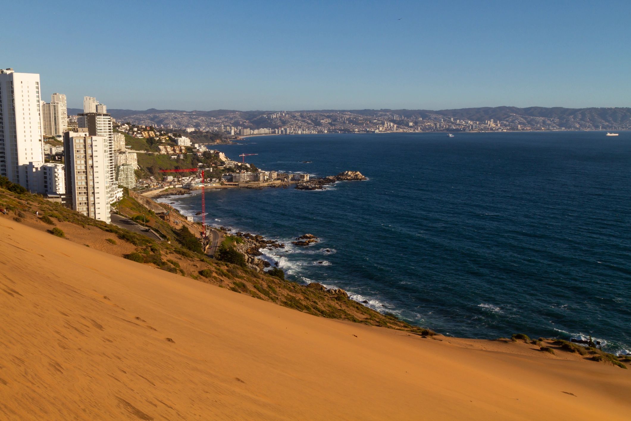Pacific coast near Valparaiso